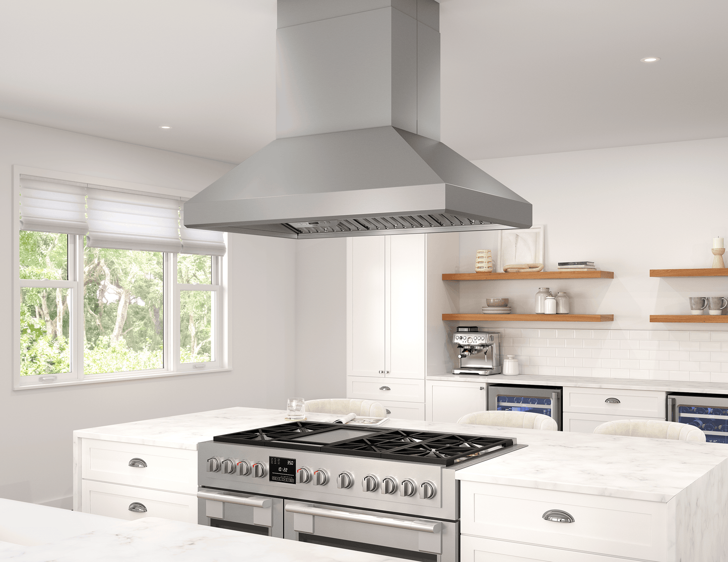Zephyr AK7736CS Titan Island, 36In, Ss, Truhue
