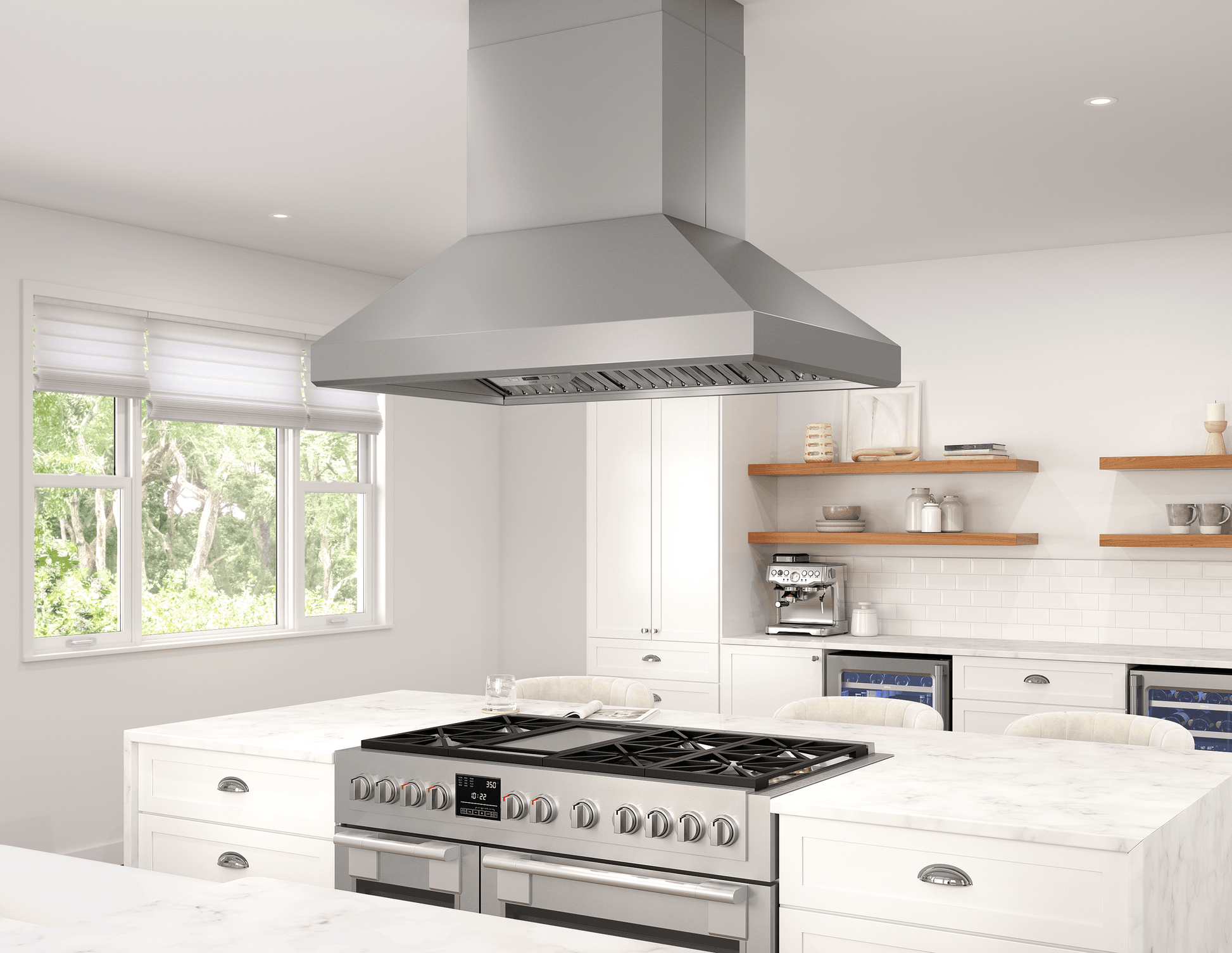 Zephyr AK7748CS Titan Island, 48In, Ss, Truhue