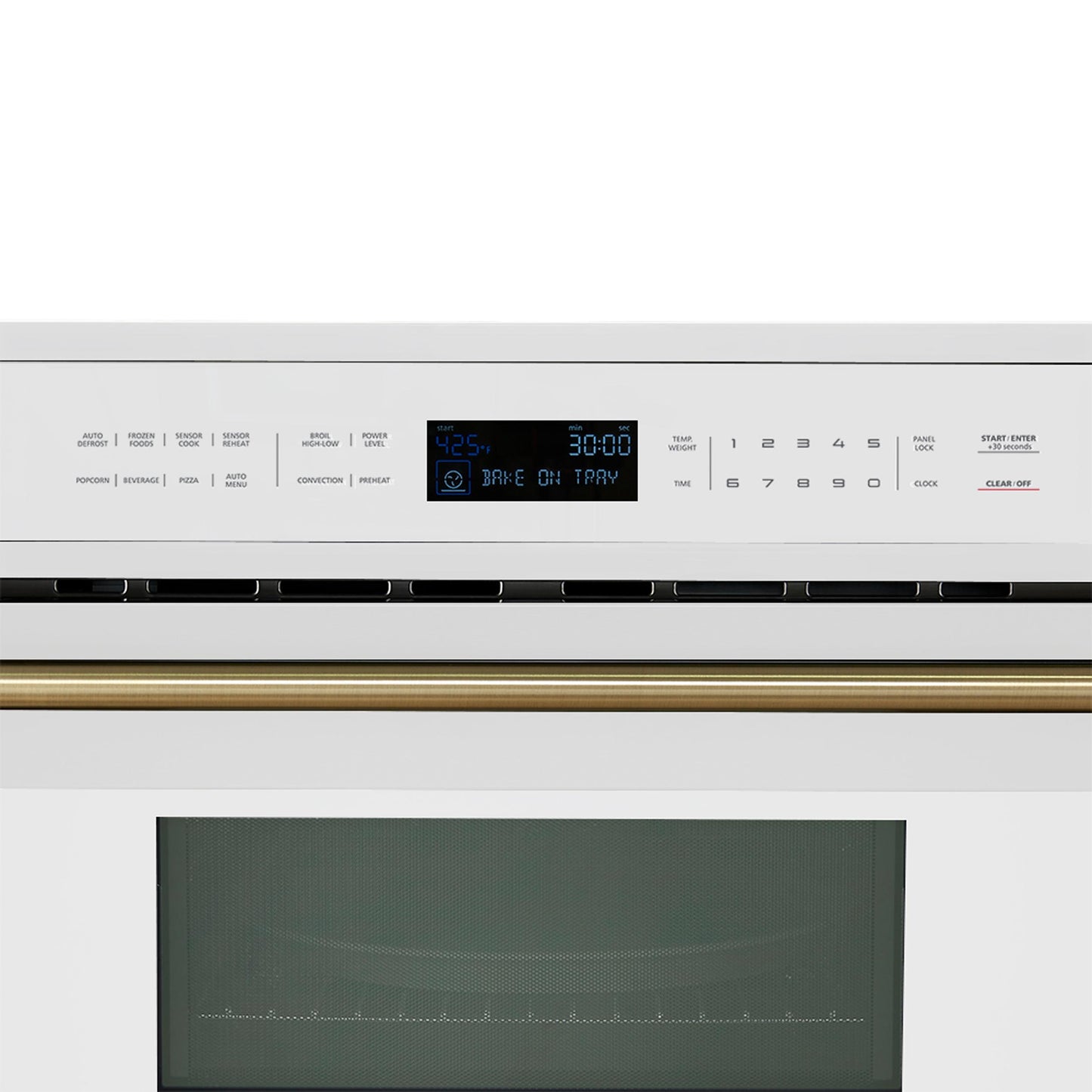 Forno FMWDR309330WHT Oliena Espresso White 30 Inch 1750 Watt Compact Oven & 1000 Watt Microwave, 1.6 Cu. Ft.
