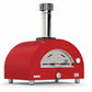Xo Appliance XOPIZZA1HRON Countertop Hybrid Gas & Wood Oven In Red