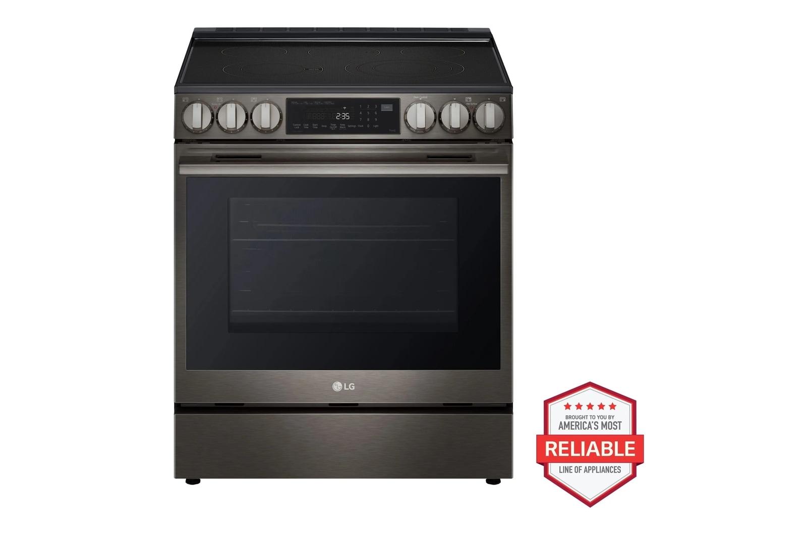 Lg LSEL6335ZE 6.3 Cu. Ft. Smart Electric Slide-In Range With Instaview®, Probake Convection®, And Air Fry