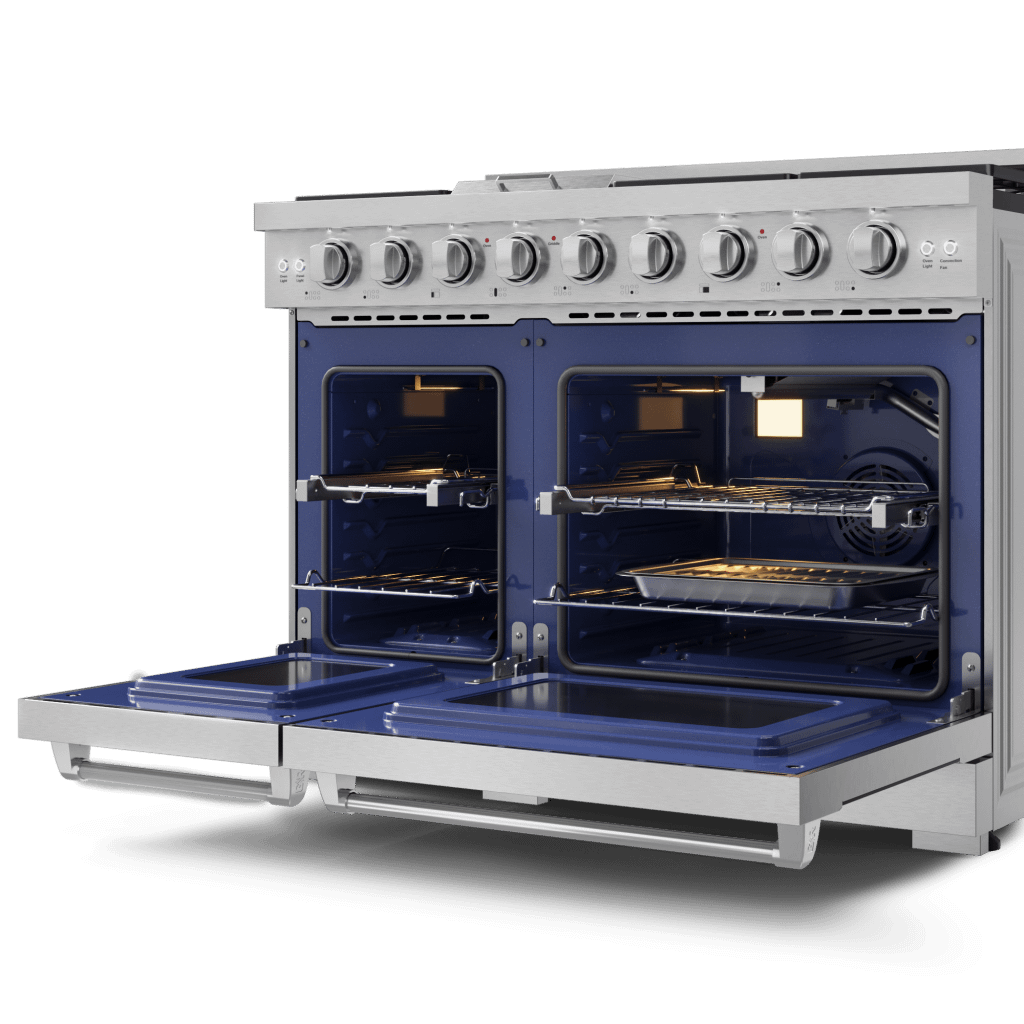 Thor Kitchen RSG48ELP 48 Inch Professional Lp Range With Pro-Style Knobs In Stainless Steel Gordon Ramsay Series - Rsg48Elp