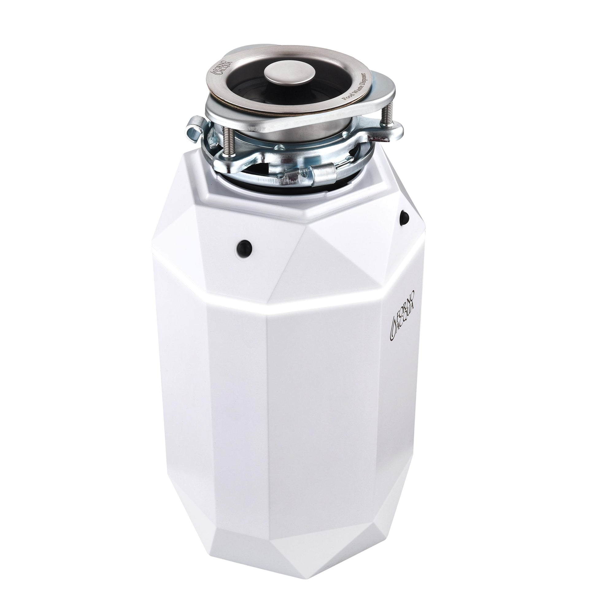 Forno WDD100TA2MS Forno Acqua Brightdiamond Moonstone 1Hp Super Quiet Garbage Disposal Corded With Motion Sensor Cabinet Light & Pre-Wired Air Switch