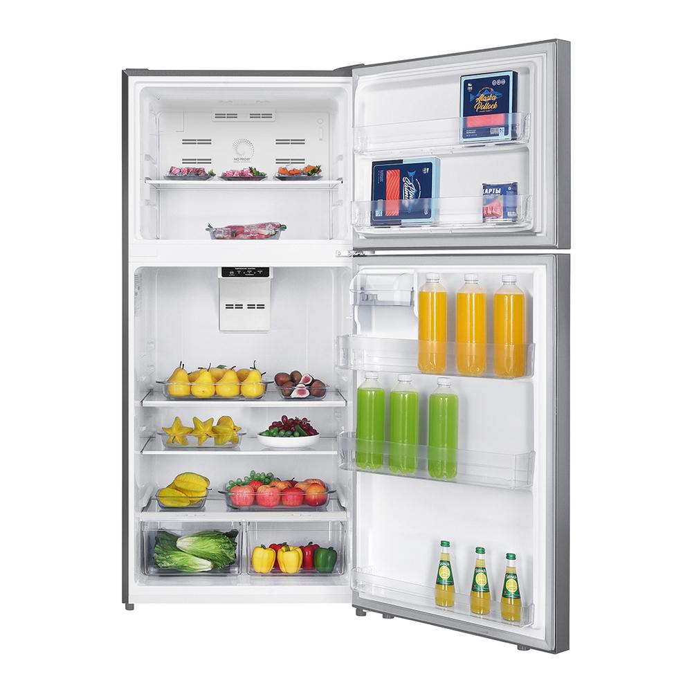 Verona VEFTF3018RSL Verona Veftf3018Rsl 30 Inch Top Freezer Refrigerator With 18.1 Cu. Ft. Total Capacity, Led Lighting, Reversible Doors, Gallon Door Storage, Recessed Handle, Energy Star (Stainless Steel Look)