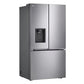 Lg LF26C6230V 26 Cu. Ft. Counter Depth Max 3-Door French Door Refrigerator With Ice And Water Dispenser