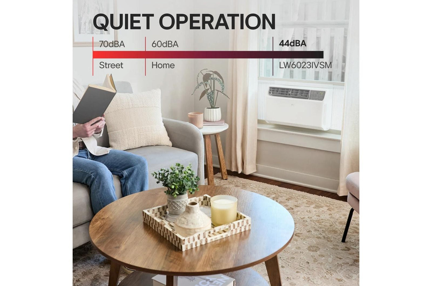 Lg LW1224IVSM 12,000 Btu Dual Inverter Smart Wi-Fi Enabled Window Air Conditioner