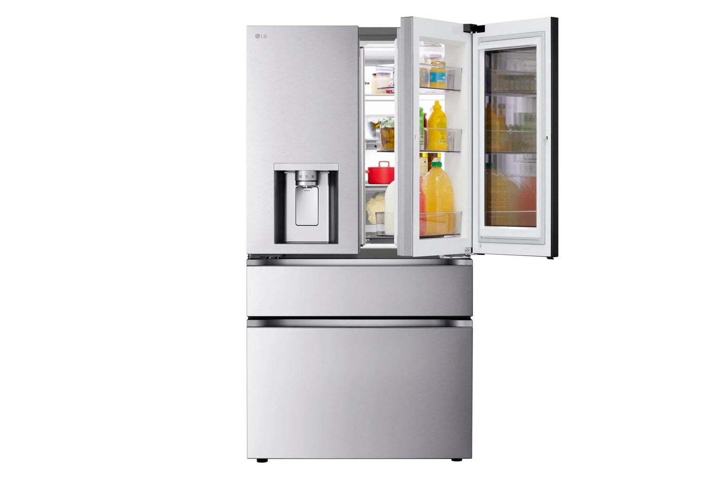 Lg LF29S9775S 29 Cu. Ft. Standard-Depth Max&#8482; 4-Door French Door Refrigerator With Mirror Instaview® Mycolor&#8482; And Mini Craft Ice&#8482;