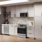 Bosch HEF3050MU 100 Series, Freestanding Electric Cooker, 30'', Stainless Steel