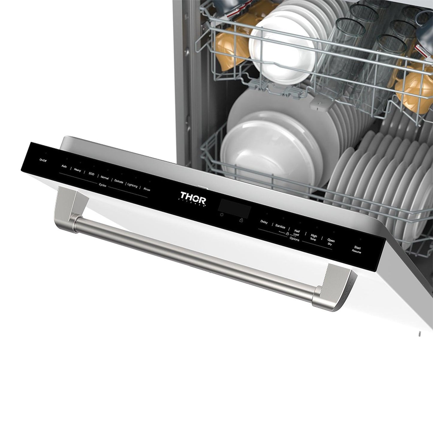 Thor Kitchen TDW24C7W 24 Inch Top Control Built-In Dishwasher In White