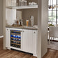 True Caliber TWC24LSGC 24 Inch Undercounter Wine Cabinet - Zone: Single, Door: Stainless Glass - Stainless Steel Finish, Stainless Steel Hardware, Left Hinge