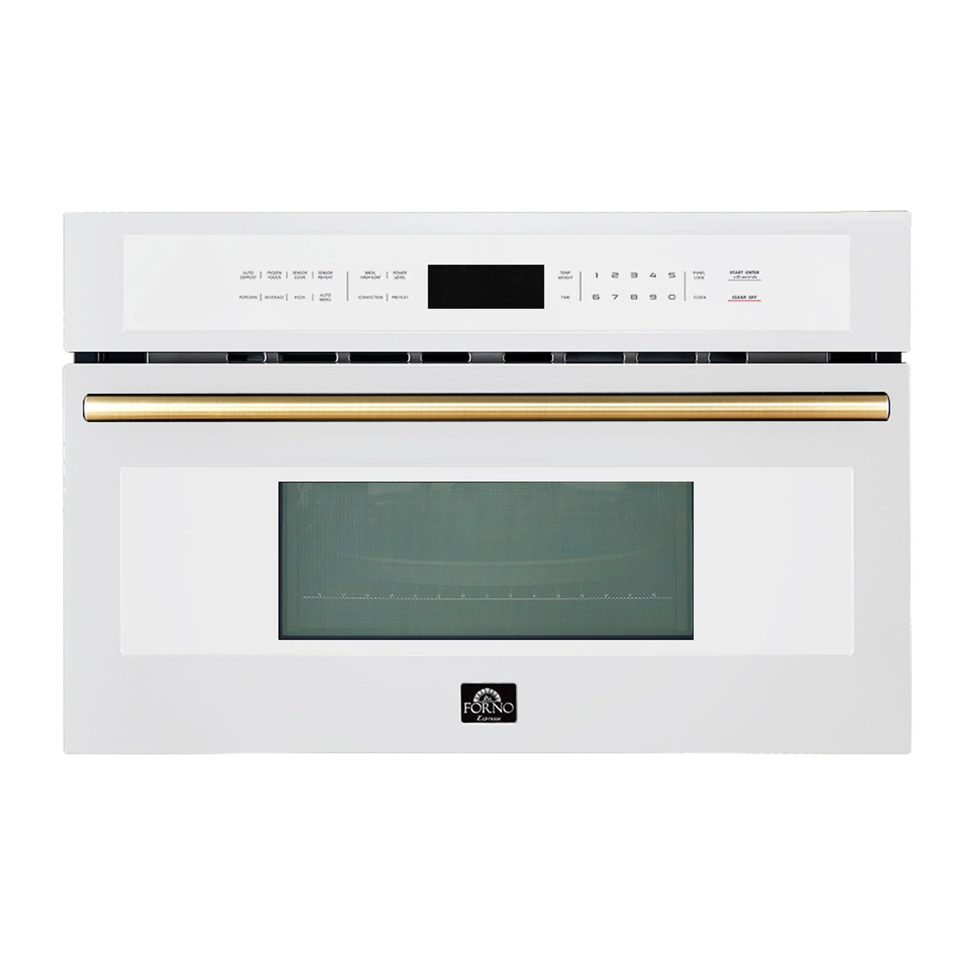 Forno FMWDR309330WHT Oliena Espresso White 30 Inch 1750 Watt Compact Oven & 1000 Watt Microwave, 1.6 Cu. Ft.