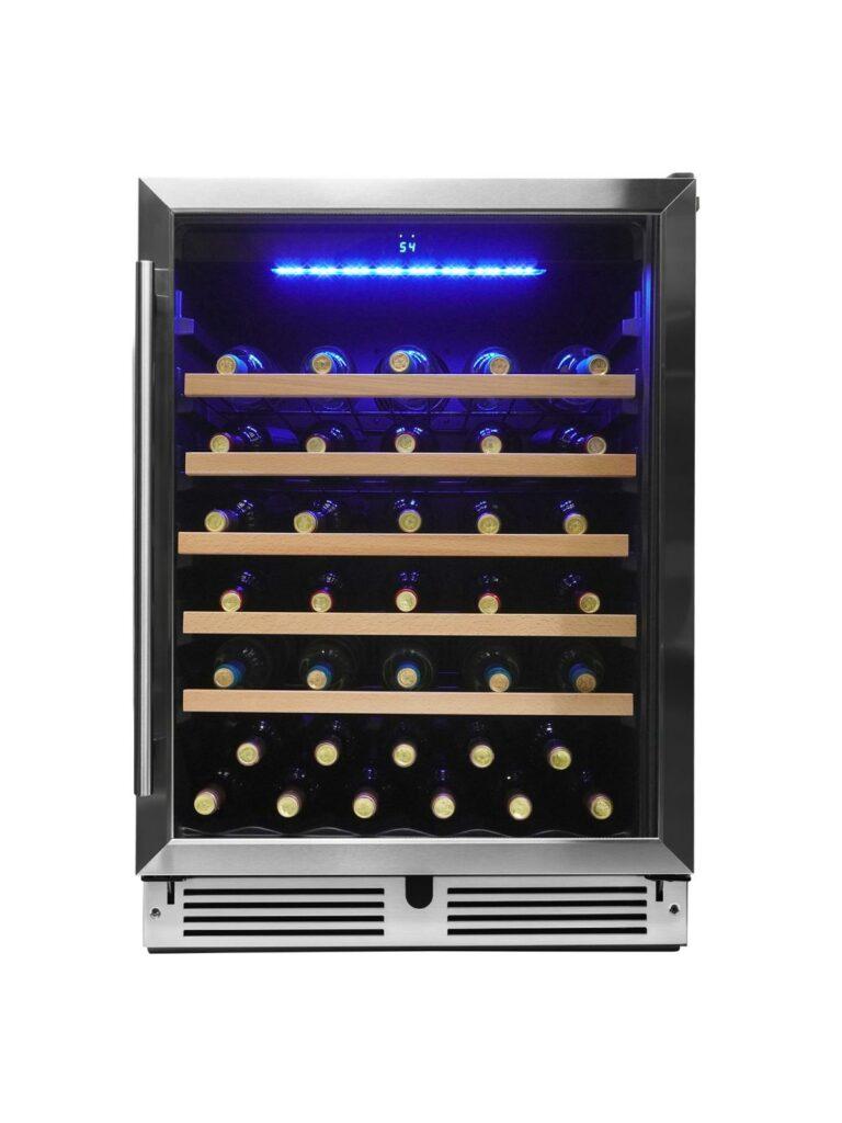 Danby DWC057D1BSS Danby 24" Under Counter Wine Cooler In Black Stainless Steel