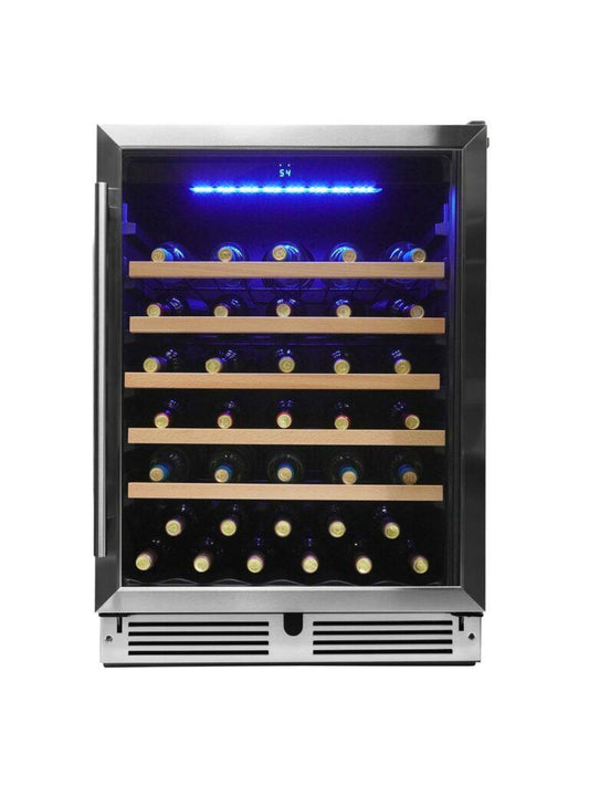 Danby DWC057D1BSS Danby 24" Under Counter Wine Cooler In Black Stainless Steel
