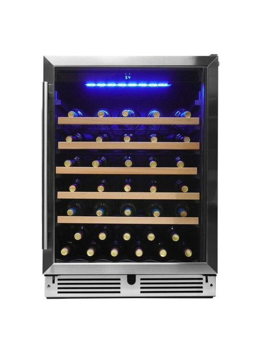 Danby DWC057D1BSS Danby 24" Under Counter Wine Cooler In Black Stainless Steel