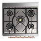 Ilve UM30NR3MGPLP Ilve Um30Nr3Mgplp Majestic Iii 30 Inch Dual Fuel Range With 5 Black Brass Burners, Dual Function Burner Up To 25,000 Btu (Liquid Propane, Triple Glass Door, Graphite Matte, Copper)