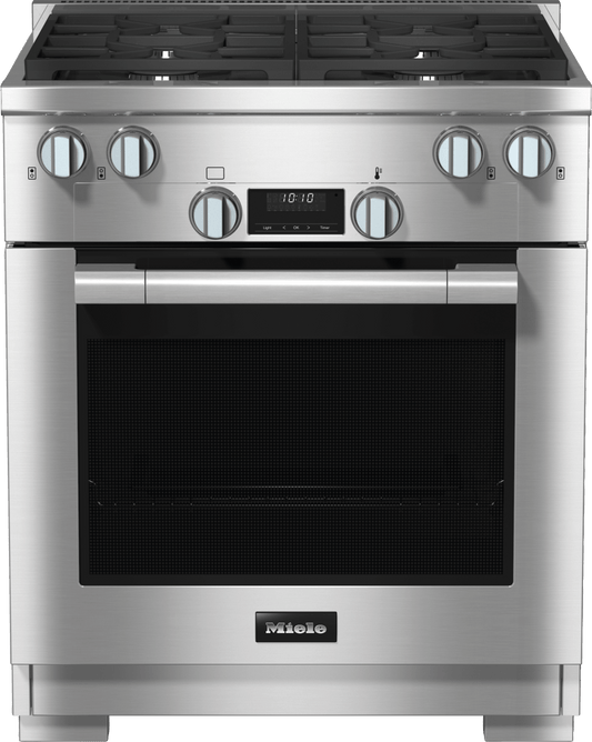 Miele HR11243GAG Hr 1124-3 G Ag - 30" Range All Gas With Directselect, Twin Convection Fans And M Pro Dual Stacked Burners