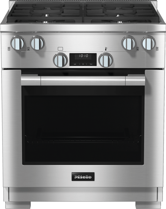 Miele HR11243LPAG Hr 1124-3 Lp Ag Clean Touch Steel - 30" Range All-Gas Model With Directselect Controls