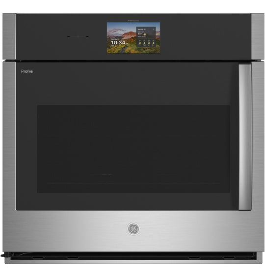 Ge Appliances PTS700LSZSS Ge Profile™ 30" Smart Built-In Convection Single Wall Oven With Left-Hand Side-Swing Doors