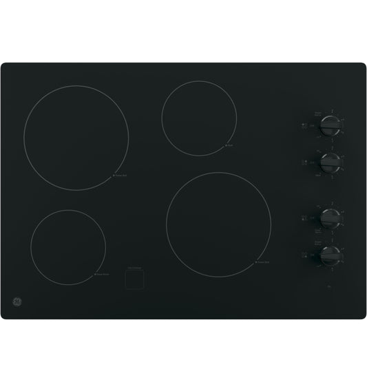 Ge Appliances JP3030DWBB Ge® 30" Built-In Knob Control Electric Cooktop