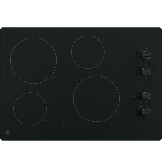 Ge Appliances JP3030DWBB Ge® 30" Built-In Knob Control Electric Cooktop