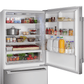 Bosch B33CM10SNS 100 Series, Free-Standing Fridge-Freezer With Freezer At Bottom, Brushed Steel (With Anti-Fingerprint), Total No Frost