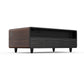 Forno FCTFR700651WD Forno Evoluto Tavolo 51-Inch Smart Coffee Table With Wood-Accent Sides - Dual Cooling Zones, Wireless Charging Pad & Built-In Bluetooth Speakers
