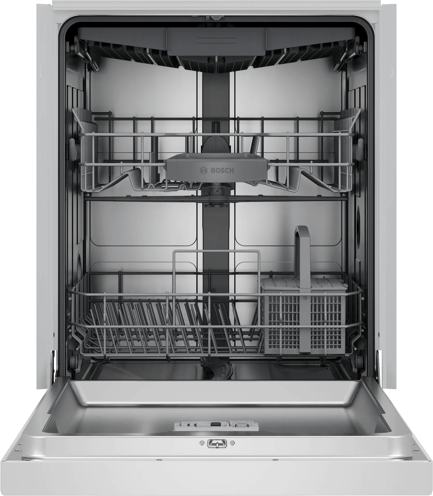 Bosch SHE43DM2N 300 Recessed Handle, 48 Dba, Standard 3Rd Rack, Puredry - Wh