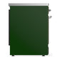 Ilve UMIB30NR3EGC Ilve Umib30Nr3Egc Majestic Iii 30 Inch Induction Range With 4 Elements, 4 Cu. Ft. Oven Capacity (Triple Glass Door, Emerald Green, Chrome)