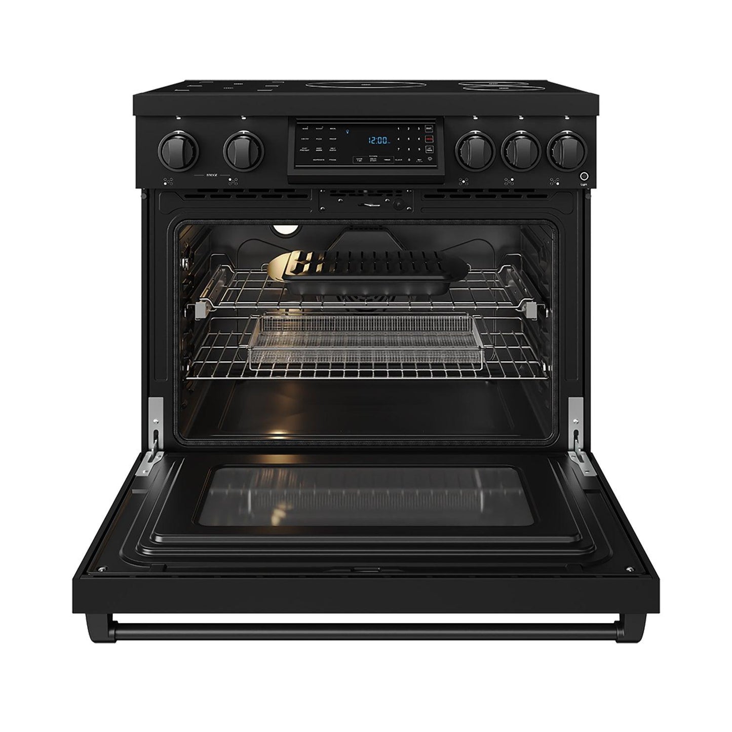 Thor Kitchen RSI36B 36 Inch Professional Induction Range With Tilt Panel Touch Control In Black Gordon Ramsay Series