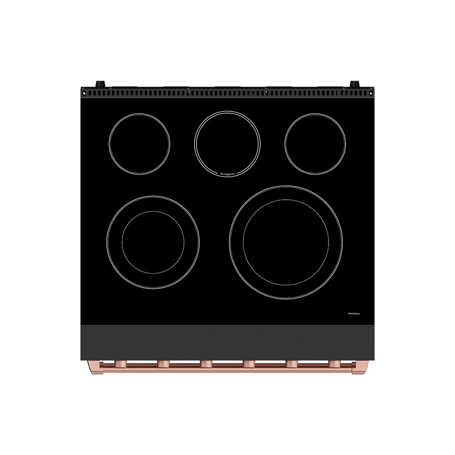 Thor Kitchen RSE30PBRSG 30 Inch Professional Electric Range With Precision Knob Control In Black And Rose Gold Gordon Ramsay Series