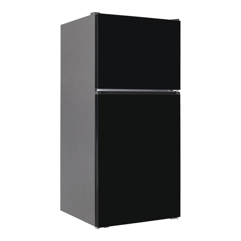 Verona VEFTF3324RBK Verona Veftf3324Rbk 33 Inch Top Freezer Refrigerator With 24 Cu. Ft. Total Capacity, Reversible Doors, Recessed Handle, Energy Star (Black)
