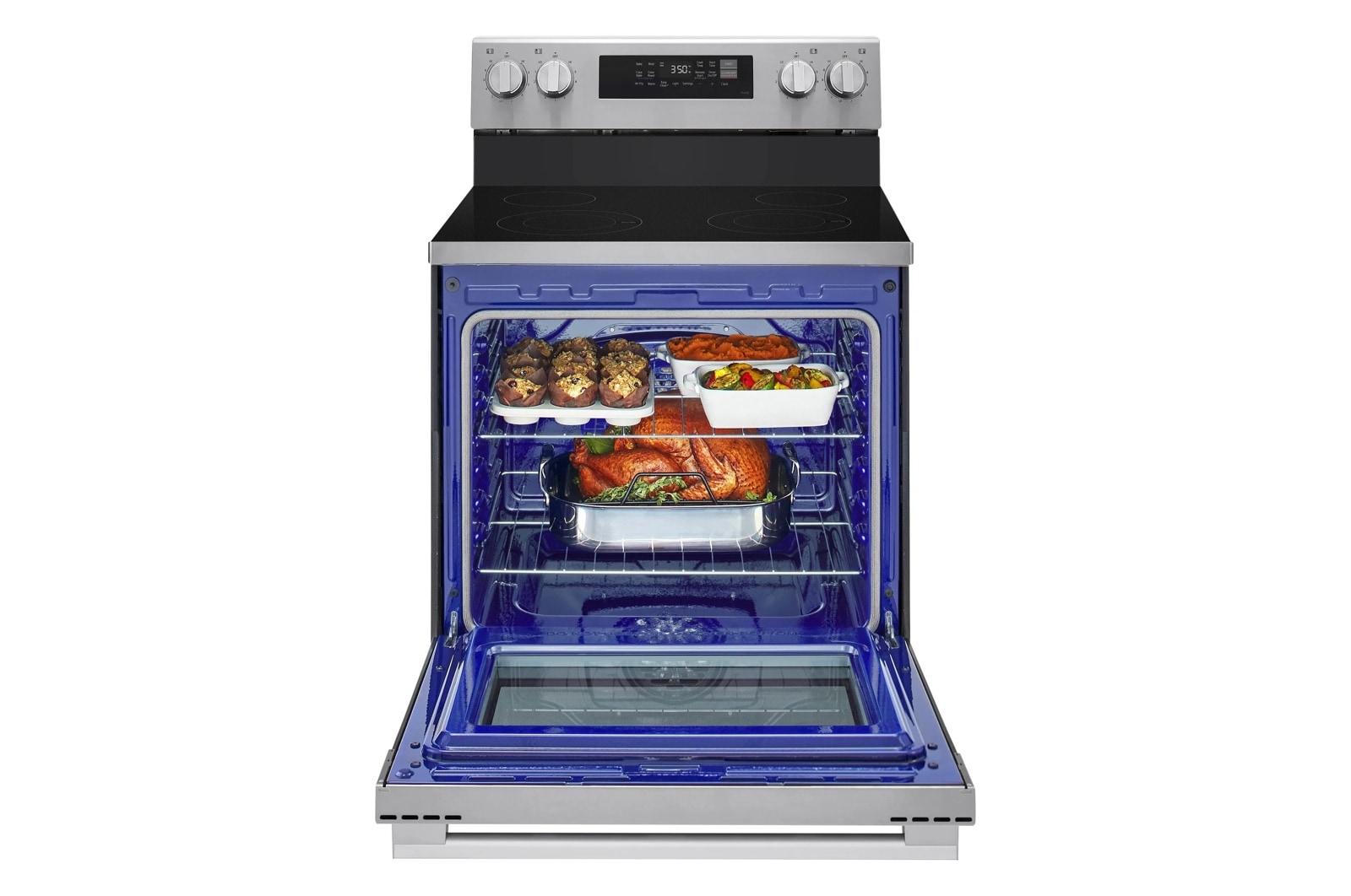 Lg LREN6321VE 6.3 Cu. Ft. Smart Wi-Fi Enabled Electric Range With Air Fry & Easyclean®