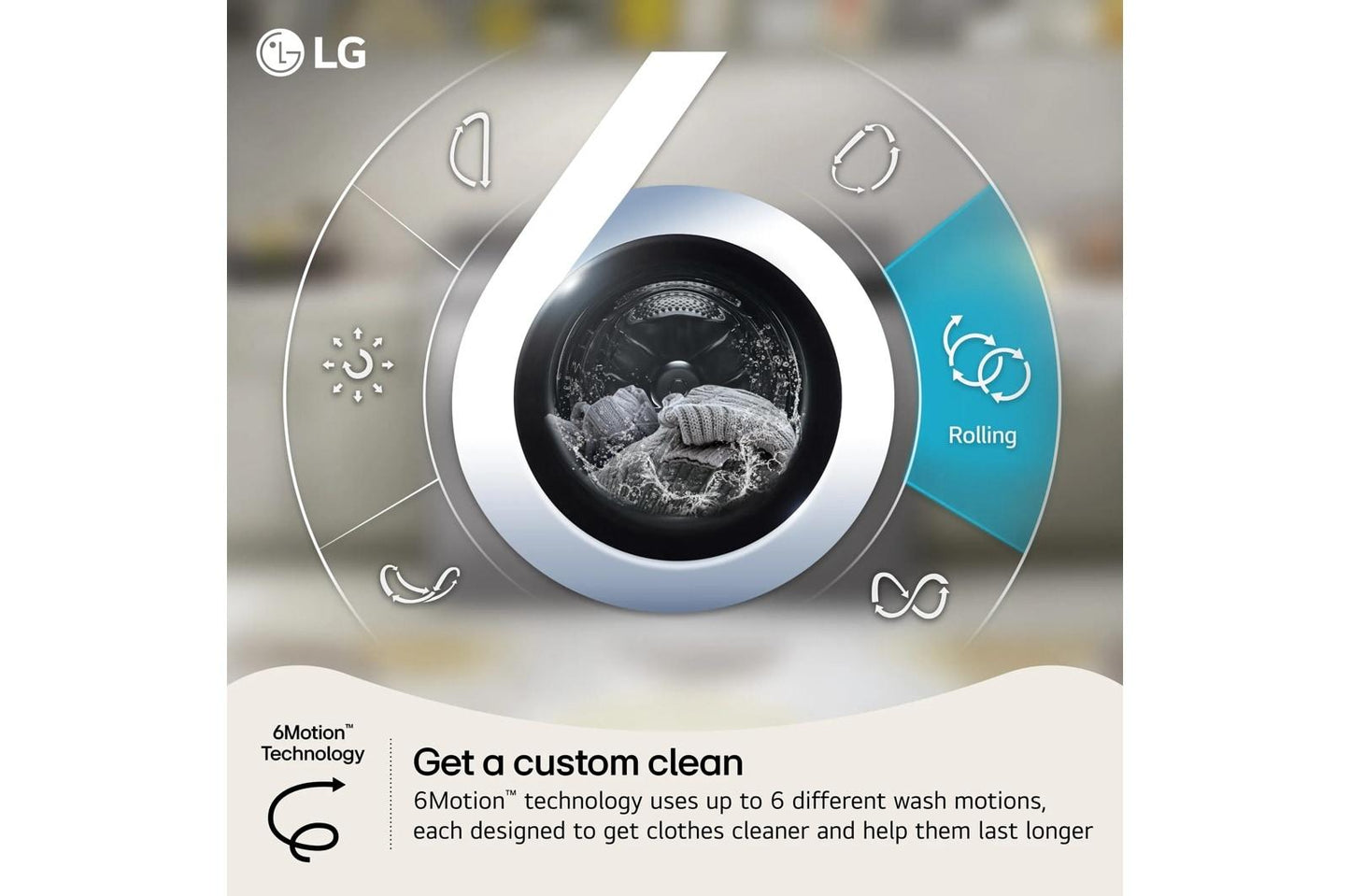 Lg WM3420CW 4.5 Cu. Ft. Ultra Large Capacity Smart Front Load Washer