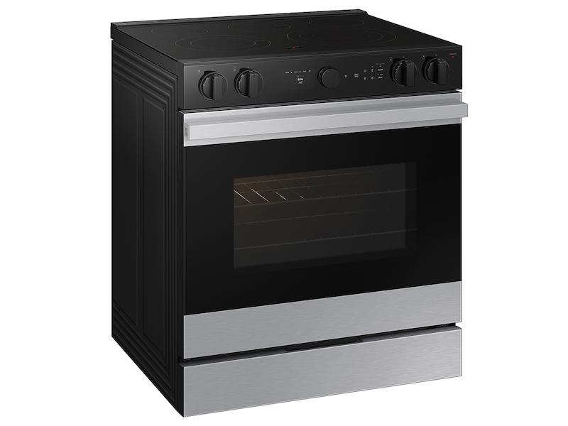 Samsung NSE6DG8500SR Bespoke 6.3 Cu. Ft. Smart Slide-In Electric Range With Air Sous Vide & Air Fry In Stainless Steel