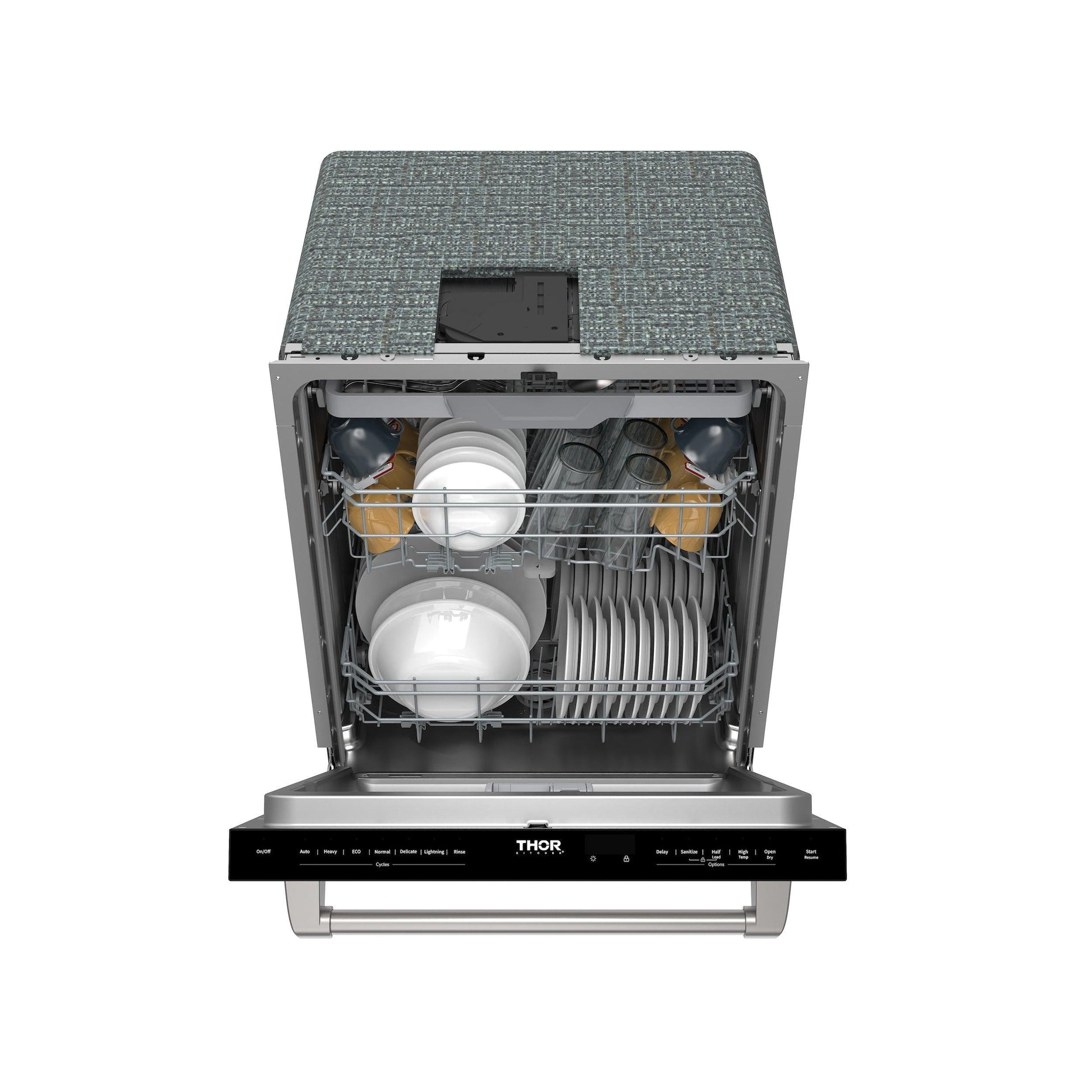 Thor Kitchen TDW24C7 24 Inch Built-In Dishwasher With Open Dry And 7 Cycle In Stainless Steel