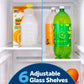 Ge Appliances GZS24NYYFS Ge® 23.6 Cu. Ft. Counter-Depth Side-By-Side Refrigerator With Extra Tall Dispenser And In-Door Icemaker