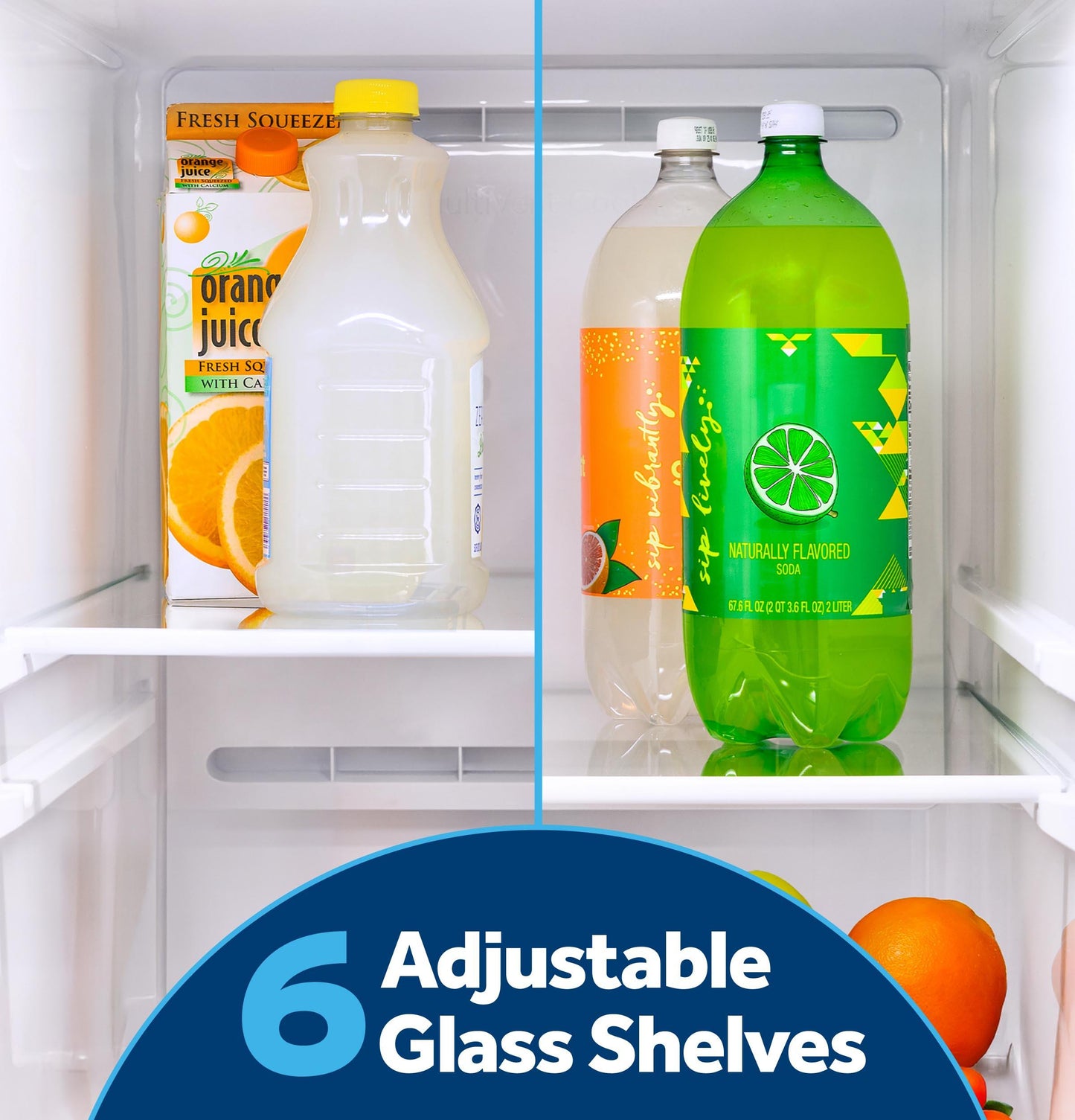 Ge Appliances GZS24NYYFS Ge® 23.6 Cu. Ft. Counter-Depth Side-By-Side Refrigerator With Extra Tall Dispenser And In-Door Icemaker