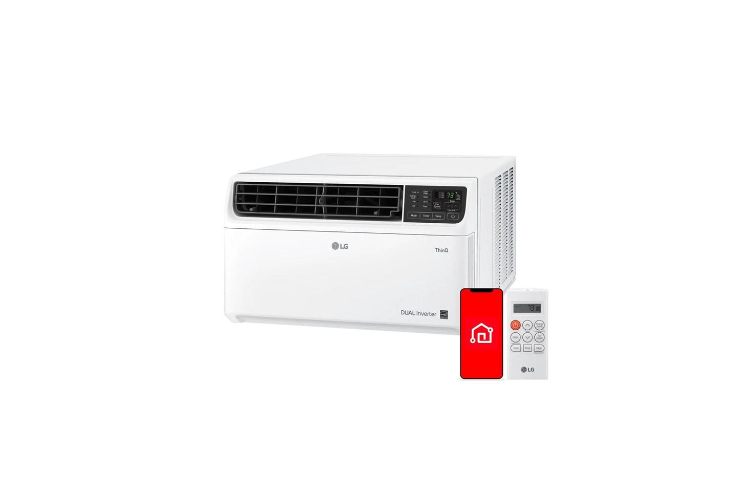 Lg LW8024IVSM 8,500 Btu Dual Inverter Energy Star Window Air Conditioner Cools Up To 380 Sq. Ft.