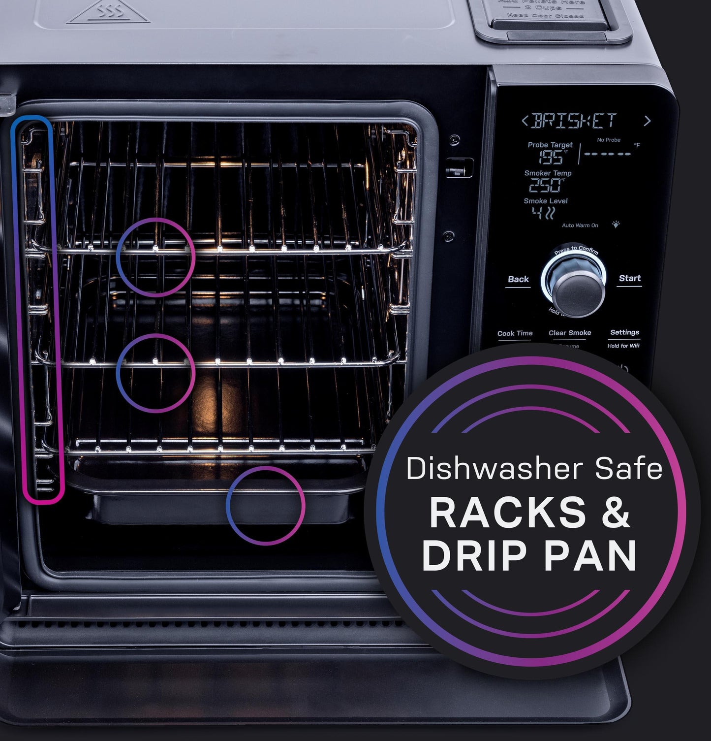 Ge Appliances P9SBAAS6VBB Ge Profile™ Smart Indoor Smoker