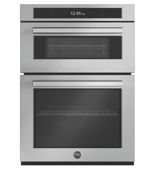 Bertazzoni FPRO30COVTX 30'' Combo Convection/Speed Oven With Steam - Self Clean - Stainless Steel