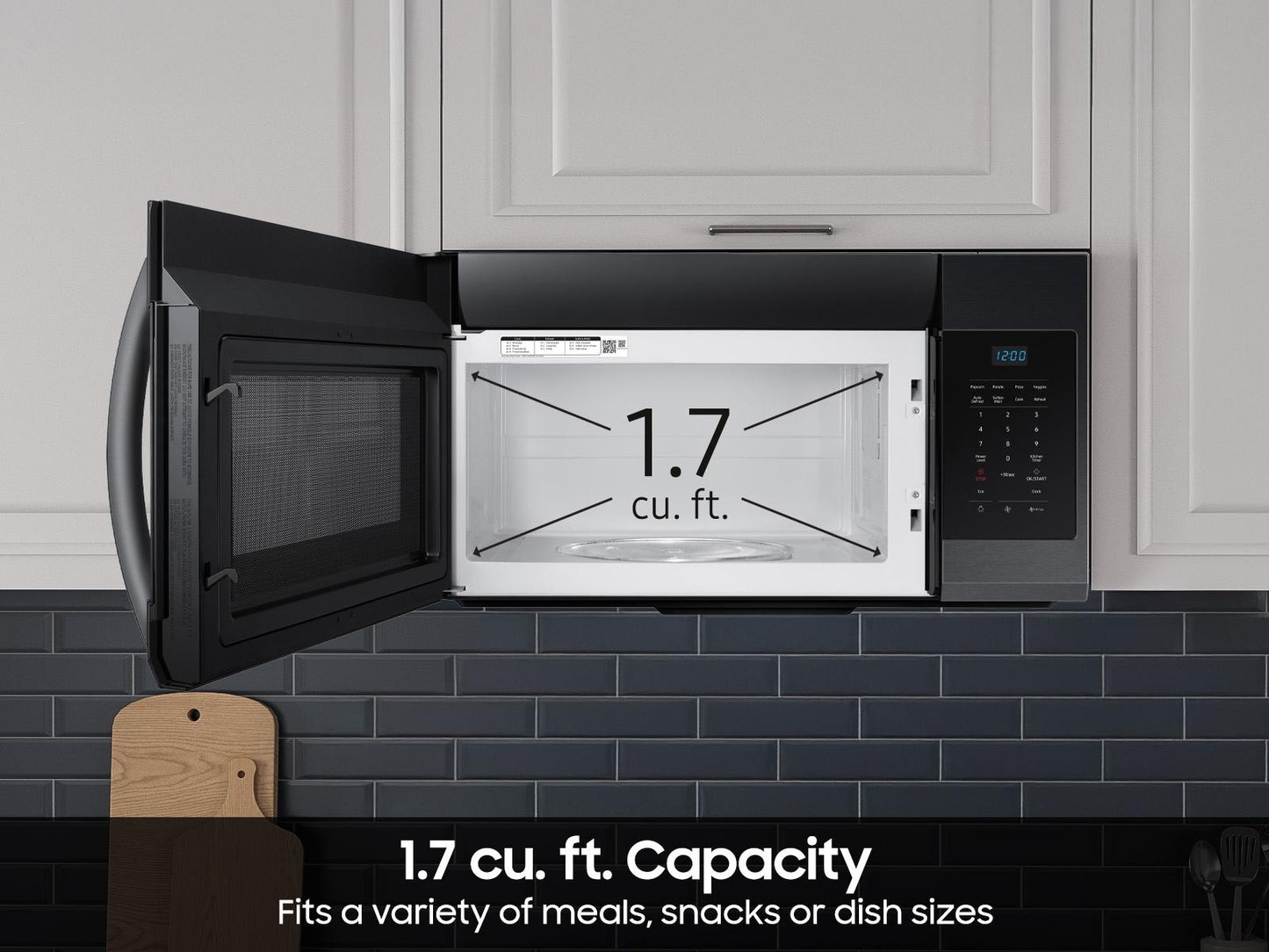 Samsung ME17F7021MT Over-The-Range Microwave