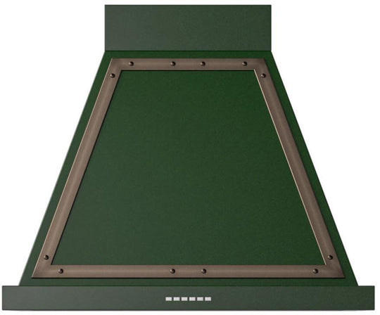Ilve UANB30EGB Nostalgie 30 Inch Emerald Green Wall Mount Convertible Range Hood
