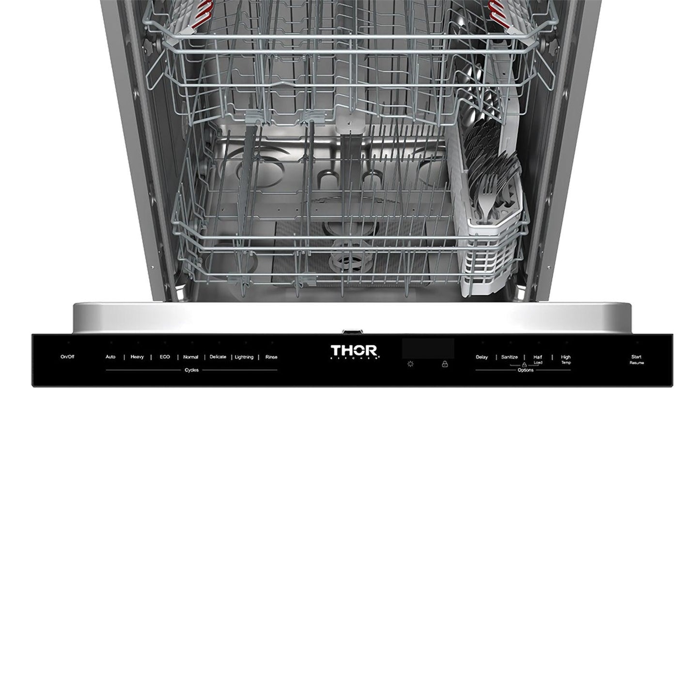 Thor Kitchen TDW24PT 24 Inch Built-In Top Control Dishwasher With Pocket Handle - Stainless Steel