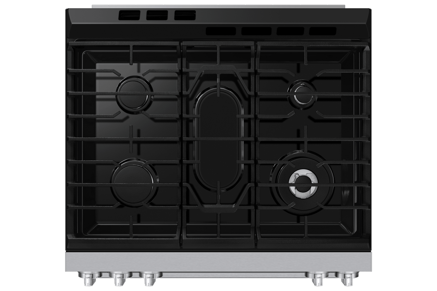 Samsung NSG80H60SW Bespoke Smart Slide-In Gas Range Pro Style Design Air Fry Max True Convection