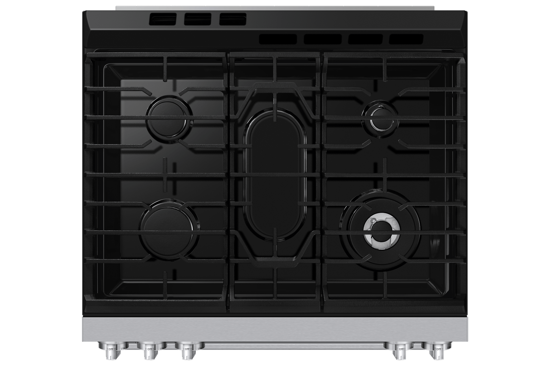 Samsung NSG80H60SW Bespoke Smart Slide-In Gas Range Pro Style Design Air Fry Max True Convection