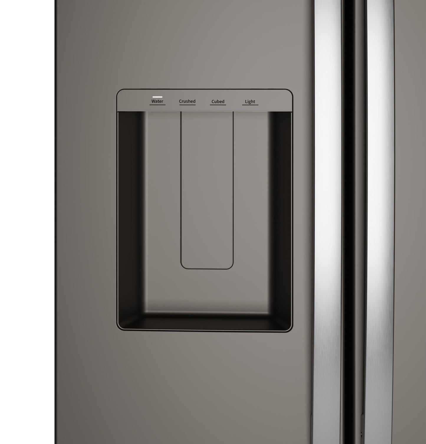 Ge Appliances GSS28NMYES Ge® 27.9 Cu. Ft. Side-By-Side Refrigerator With Extra Tall Dispenser And In-Door Icemaker