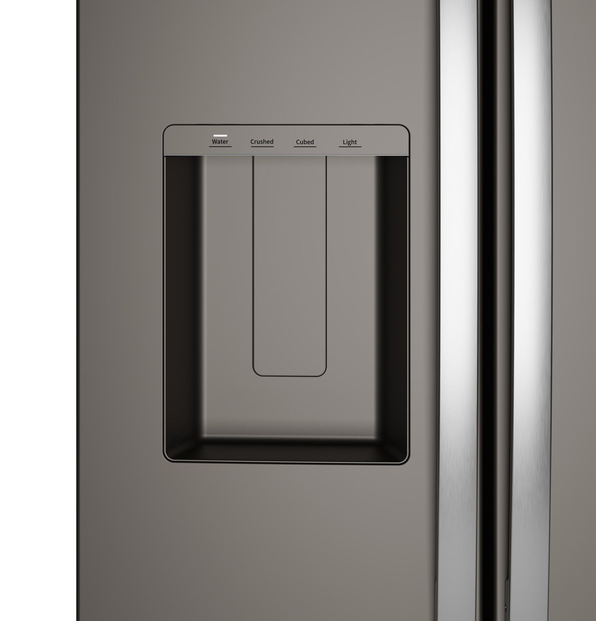 Ge Appliances GSS28NMYES Ge® 27.9 Cu. Ft. Side-By-Side Refrigerator With Extra Tall Dispenser And In-Door Icemaker