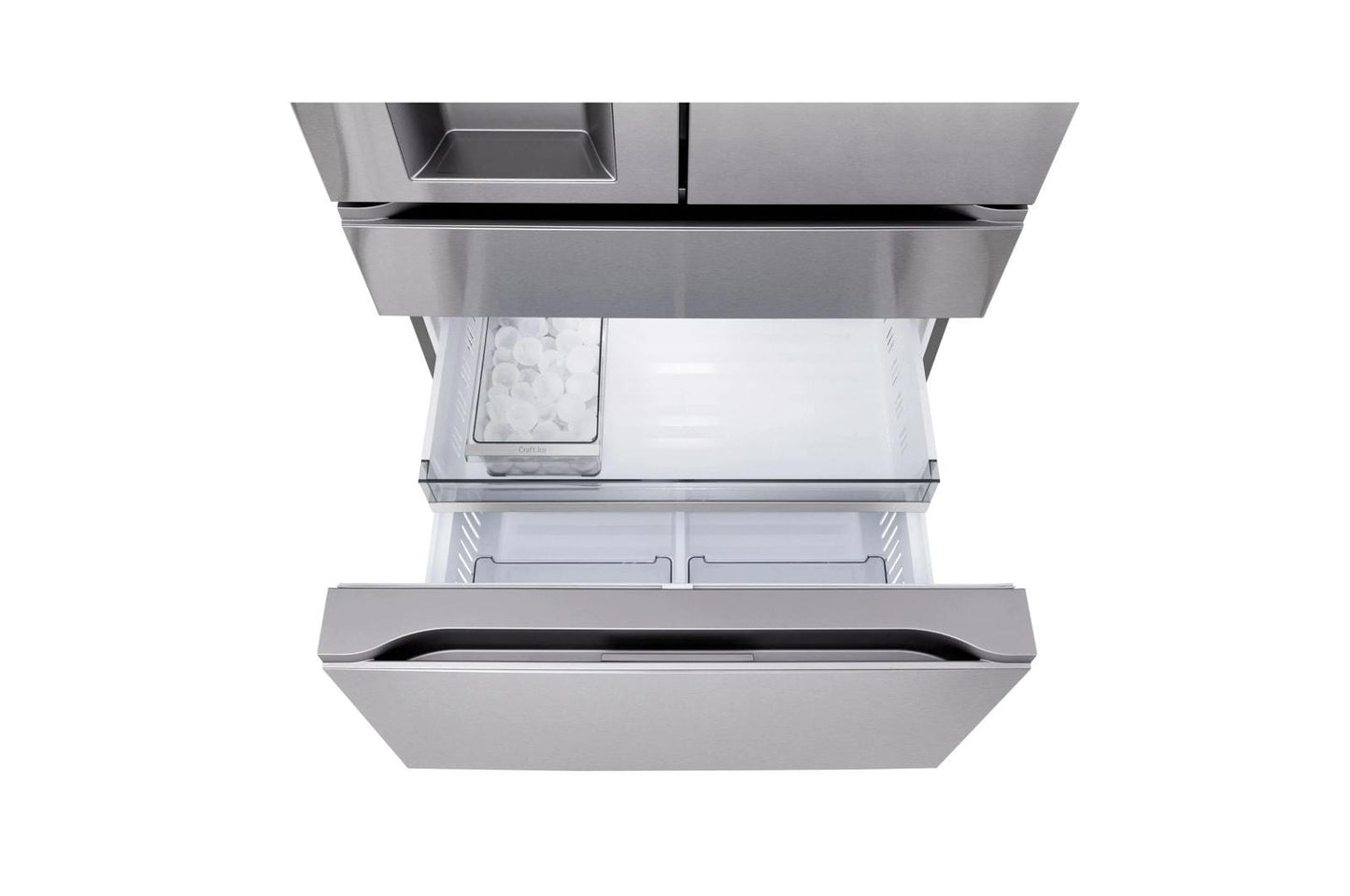 Lg LF29S9730S 29 Cu. Ft. Standard-Depth Max&#8482; 4-Door French Door Refrigerator With Mini Craft Ice&#8482; And Full-Convert Drawer&#8482;