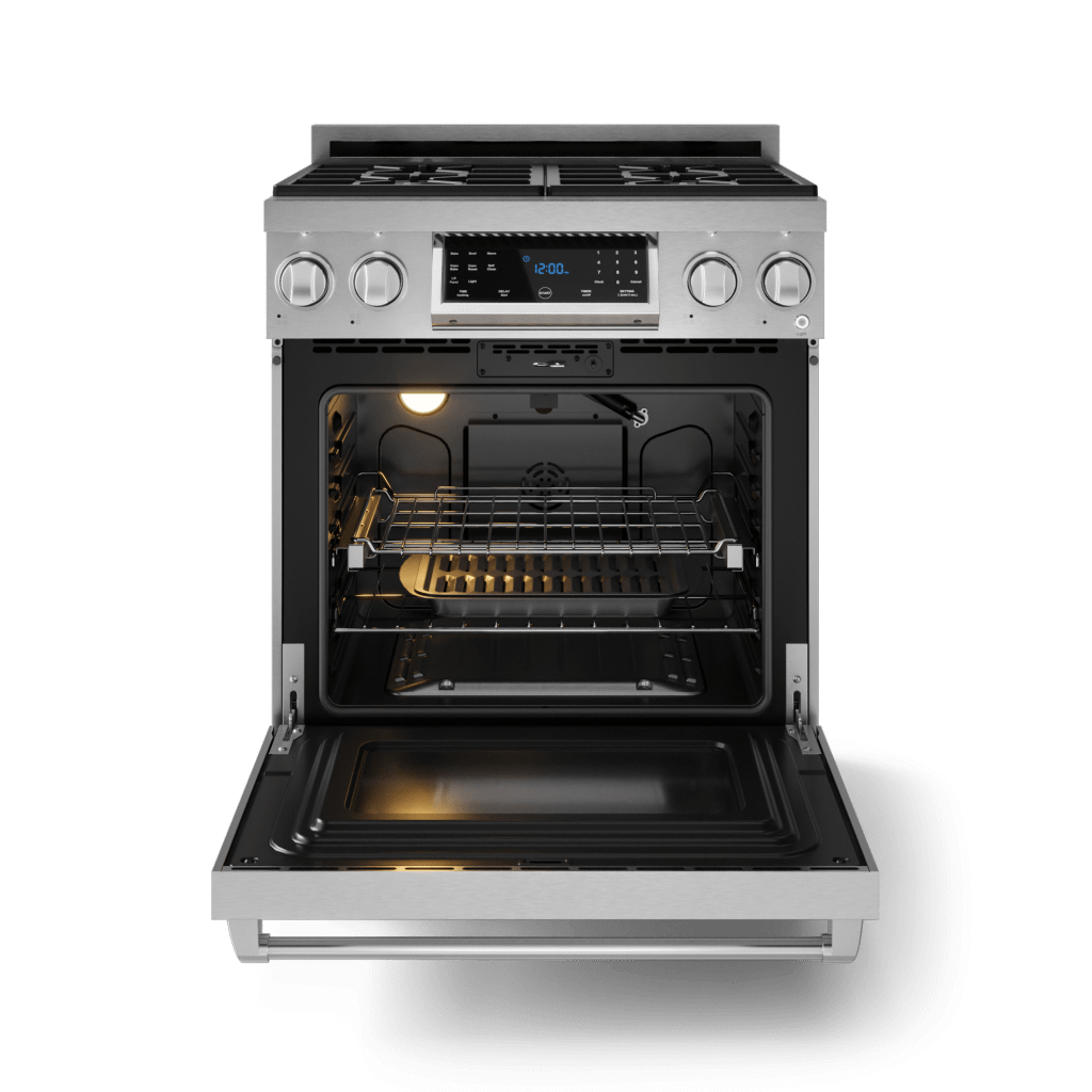 Thor Kitchen RSG30 30 Inch Professional Gas Range With Tilt Panel Touch Control In Stainless Steel Gordon Ramsay Series - Rsg30