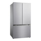 Verona VEFFD3620RISL Verona Veffd3620Risl 36 Inch Freestanding French Door Refrigerator With 20.3 Cu. Ft. Capacity, Automatic Ice Maker, Recessed Handle